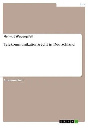 Produktbild von Telekommunikationsrecht in Deutschland