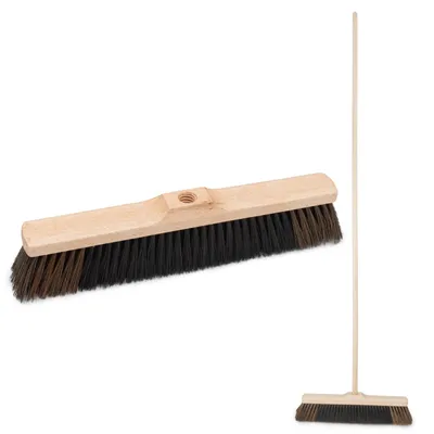 Obrázok produktu pre Šírka metly: 50 cm Zametacia hlava metly, metla, 22 mm vlákno, s násadou 150 cm