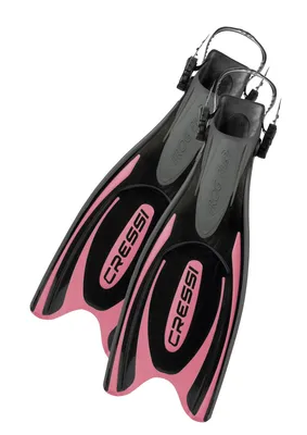 Produktbild von Cressi Geräteflossen Frog Plus schwarz/pink XS/S (36/39)