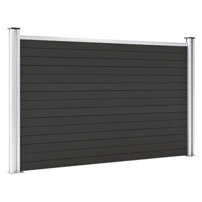 Immagine prodotto di Pannello di Recinzione in WPC 180x105 cm Nero
