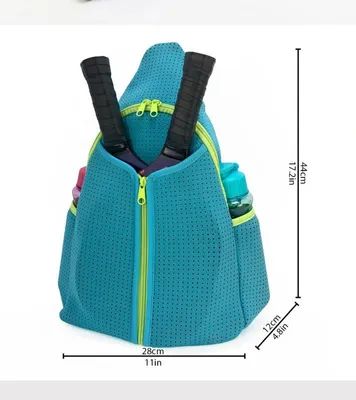 Immagine prodotto di INF Zaino Unisex Pickleball: Borsa Portatile per Racchette e Palline Blu