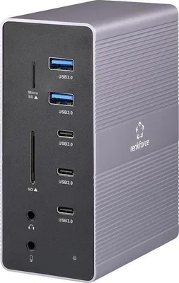 Image de Renkforce USB-C Dockingstation RF-DKS-910 Passend für Marke Dockingstations Universal (RF-6748348)
