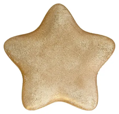 Produktbild von Dekoteller Stern goldfarben antik mittel - Eisen