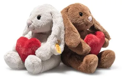 Produktbild von Steiff Hoppie Hase 16cm braun Plüschtier Schlappohren Soft Cuddly Friends