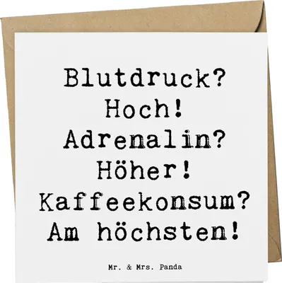 Produktbild von Mr. & Mrs. Panda Grußkarte Spruch Rettungssanitäterin Power - Weiß - Geschenk, anlasskarte, Berufsleben, doppelkarte, faltkarte, Klappkarte, Rettungsdienst, Teamarbeit