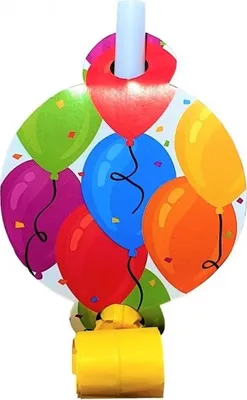 Produktbild von Aga Whistles mit Medaillon - Luftballons 6St