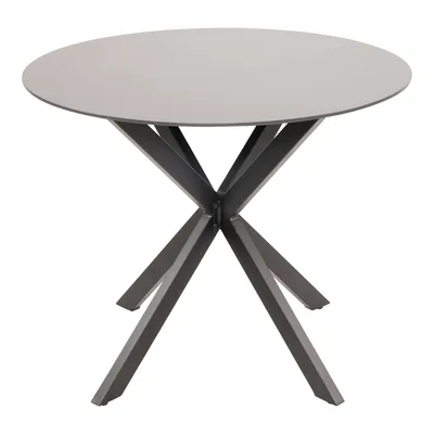 Produktbild von Runder Aluminium Gartentisch CREST in grau, verschiedene Größen