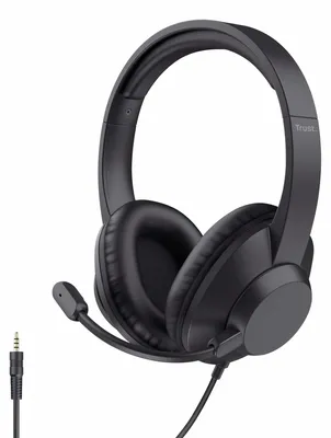 Produktbild von Trust Ayda Max PC Headset Over-Ear mit Mikrofon 3.5mm Schwarz