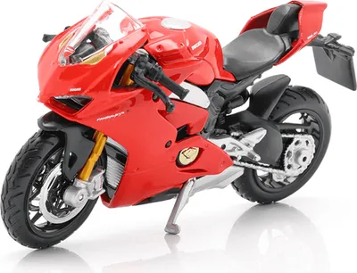 Image de Bburago 51080 Ducati Panigale V4 rouge Moto à l'échelle 1:18
