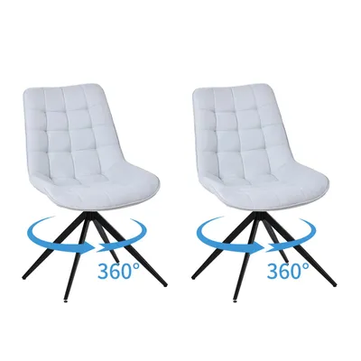 Image de HOMAVO Chaises de salle à manger (lot de 2) | Chaise de salle à manger, chaise de bureau, tabouret, chaise de bureau