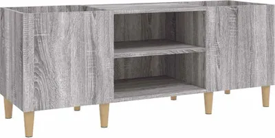 Obrázok produktu pre vidaXL Skriňa na taniere Grey Sonoma 121x38x48 cm Drevo Materiál