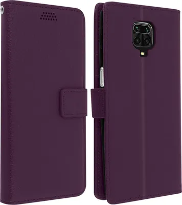 Produktbild von Xiaomi Redmi Note 9S / 9 Pro / 9 Pro Max Hülle mit Kartenfächern – Violett