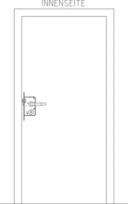 Produktbild von BKS Fluchttürschloss-Set Sylt 1 flg. Funktion E/EN 179, links, DM 65, Edelstahl