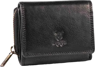 Produktbild von MATADOR Leder Damen Portemonnaie CHIQUITO Klein RFID Schwarz