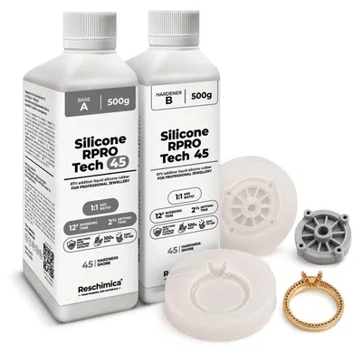 Silikonkautschuk R PRO TECH 45, 500 g, transparent, 2K