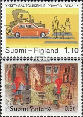 Produktbild von Briefmarken Finnland 1979 Mi 849,860 (kompl.Ausg.) postfrisch Privatautoverkehr