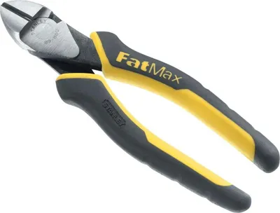 Zdjęcie produktu dla Stanley 0-89-860, Szczypce ukośne, Stal chromowana, Czarny, Żółty, 175 mm