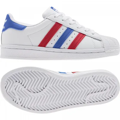 Obrázok produktu pre Detské tenisky adidas SUPERSTAR C 28 White / Blue / Red