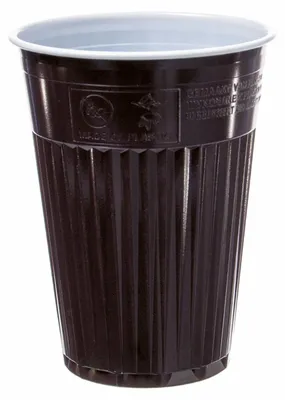 Produktbild von 100x Automatenbecher Thermobecher Heißgetränkebecher braun/weiß 180ml