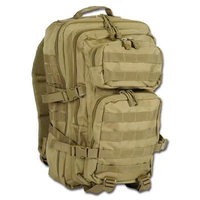 Produktbild von Tactical Assault Backpack Coyote Farbe mit Fassungsvermögen für 50 Liter Parabellum 50125