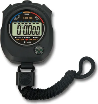 Produktbild von Digitaler Sport-Stoppuhr-Timer, Hand-Chronograph, digitale Uhren, Stoppuhr mit Alarm/Kalender für Schwimmen, Laufen, Fußball, stoßfeste Sport-Stoppuhren für Trainer-Schiedsrichterausrüstung, Schwarz