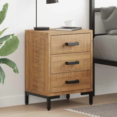 Immagine prodotto di Comodini 2 pezzi 40x30x55 cm in legno di pino massiccio