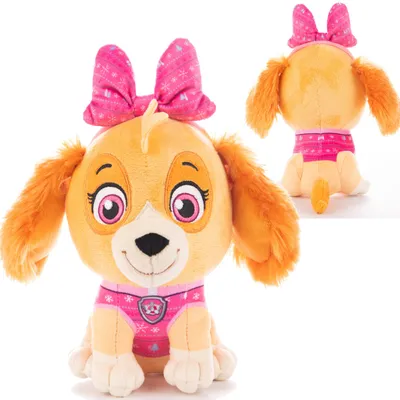 Immagine prodotto di Mascotte Paw Patrol Skye con maglione natalizio, 18 cm