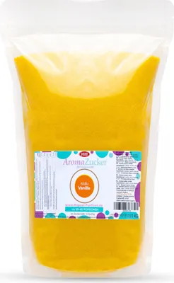 Produktbild von 1 KG Vanille Farbzucker Aromazucker für Zuckerwatte Bunt | Zuckerwattezucker