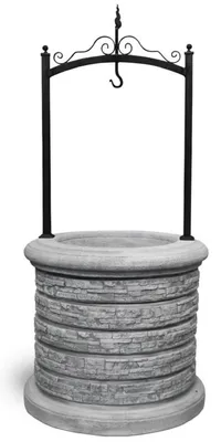 Immagine prodotto di Casa Padrino fontana da giardino in stile liberty grigio/nero Ø 105 x h. 219 cm