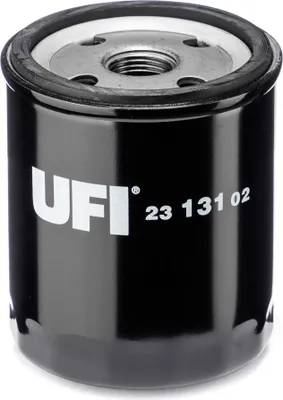 Obrázek produktu pro Olejový filtr UFI 23.131.02, závitový filtr pro modely BMW: 3 Limousine (E30), 3 Cabrio (E30), 5 Limousine (E28), 3 Limousine (E21), 02 (E10)