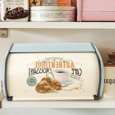 Immagine prodotto di Contenitore da cucina blu per patatine e pane