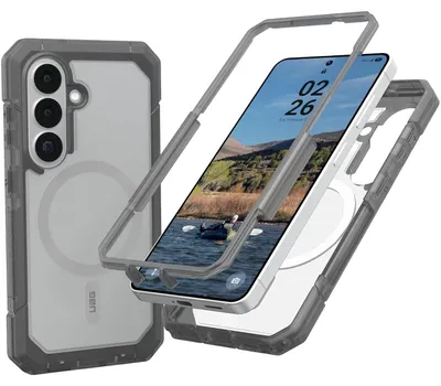 Produktbild von Urban Armor Gear Trooper, Cover, Samsung, Galaxy S26, 16 cm (6.3"), Asche, Transparent