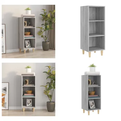 Produktbild von vidaXL Sideboard Grau Sonoma 34,5x32,5x90 cm Holzwerkstoff - Sideboard - Sideboards - Schrank - Lagerschrank