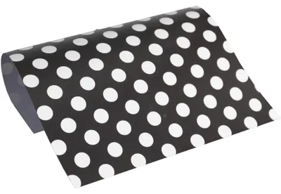 Produktbild von Flexfolie Polka-Dots - A4 - Schwarz