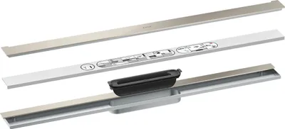 Produktbild von hansgrohe Duschrinne Drain 800mm, FM-Set, z. Wandmont., ES optic