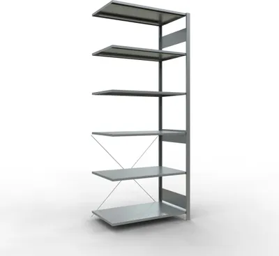 Produktbild von Stecksystem Anbauregal - 2500x1000x 600 mm, Typ 150 kg