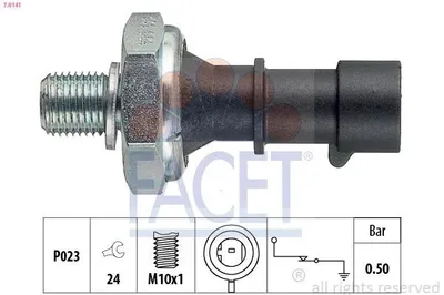 Produktbild von FACET 7.0141 Öldruckschalter Öldrucksensor für OPEL Corsa D Schrägheck (S07) ZAFIRA B (A05) INSIGNIA Caravan Mokka / Mokka X (J13)