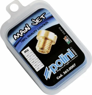 Immagine prodotto di Kit 10 getti POLINI per carburatore Dell Orto 6mm 160/178