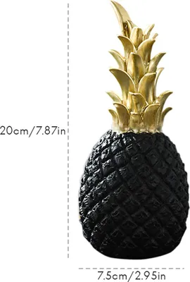 Obrázek produktu pro Severská moderní pryskyřice Ananas Dekor Obývací pokoj Skříňka na víno Okno Stolní dekorace Domácí dekorace