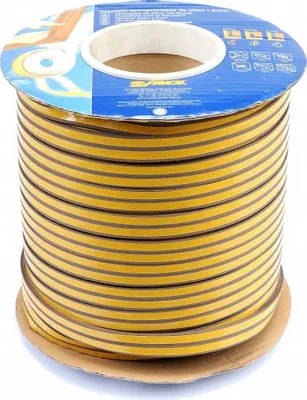 Immagine prodotto di Guarnizioni autoadesive per porte e finestre 9x4mm TIPO E marrone 150M