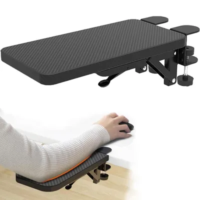 Produktbild von Handballenauflagen, Computerarmhalterung geeignet für Schreibtische, stabile Mausarmhalterung, Computer-Tischverlängerung, geeignet für Heim und Büro