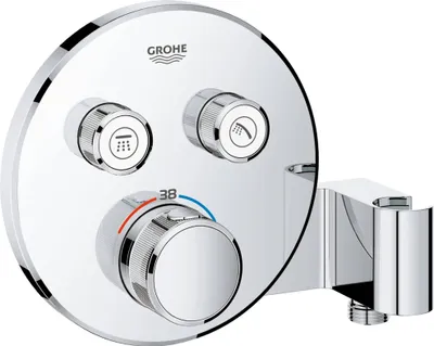 Obrázek produktu pro GROHE 29120000, Vana a sprcha, Rotační ventily, Kov, 1/2", Chrom