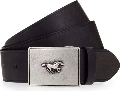 Produktbild von MUSTANG Leder Gürtel 40mm Leather Belt W105 Dark Brown dunkelbraun