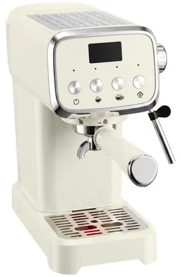 Produktbild von Siebträgermaschine 20 Bar Espressomaschine mit Milchaufschäumer und 1,2L abnehmbaren Wassertank für Espresso
