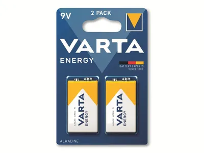 Immagine prodotto di Varta Energy - Batteria 2 x - Alcalina - Batteria - 9V-Block