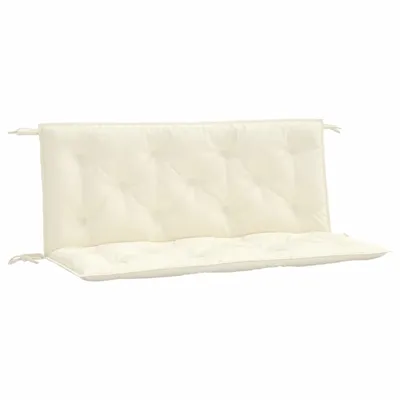 Produktbild von Gartenbank-Auflagen 2 Stk. Cremeweiß 120x50x7 cm Oxford-Gewebe