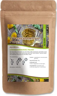 Produktbild von Mynatura Löwenzahnwurzel gemahlen 0,2Kg 1 Beutel
