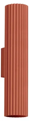 Obrázek produktu pro Nástěnné svítidlo KARBON 30 červená okrová 2xGU10 10W hliník 30x8,5x6,5cm Sollux Lighting