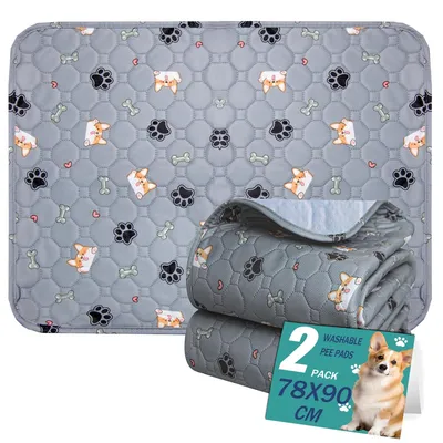 Image de SolidKeus - Coussinets absorbants réutilisables pour chiens, lot de 2
