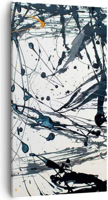 Produktbild von Bild auf Leinwand - Leinwandbild - Abstraktion modern - 55x100cm - Wand Bild - Wanddeko - Leinwanddruck - Bilder - Kunstdruck - Wanddekoration - Leinwand bilder - Wandkunst - PA55x100-3442
